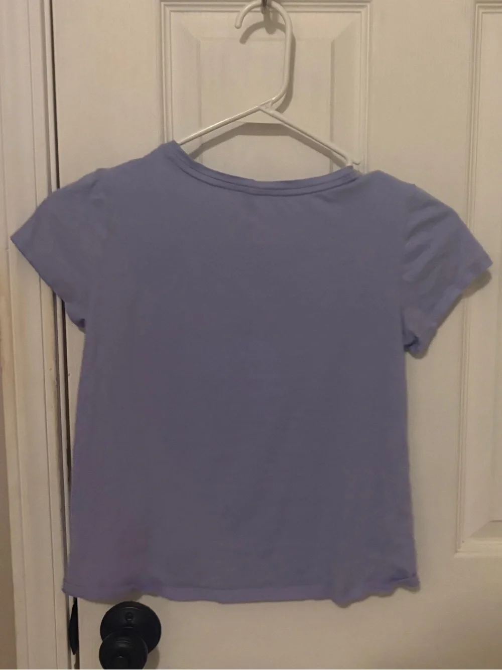 GAP Kids Sequined Logo Tie Front Short Sleeve Tee